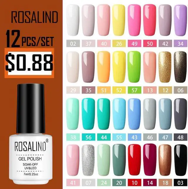 Main image of Nail Polish Set For Manicure LED UV Lamp vernis semi permanent uv gel nail polish Base top coat Varnishes