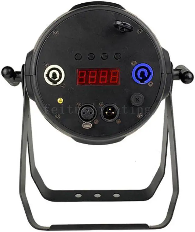 Alt view image 5 of 5 - 4pcs/lot 7x30W RGBW 4in1 + 96x0.2W UV indoor Zoom par led par light stage lighting DMX control led flat par lighting