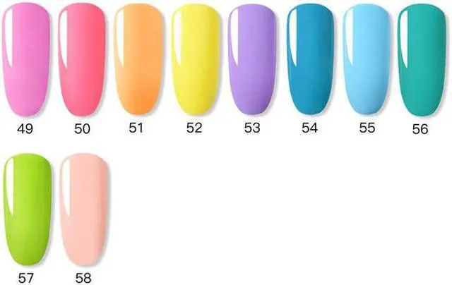 Alt view image 5 of 5 - Nail Polish Set For Manicure LED UV Lamp vernis semi permanent uv gel nail polish Base top coat Varnishes