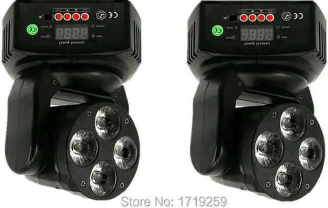 Main image of 2pcs/lot Mini LED Wash Moving Head 4x18W RGBWA+UV DMX Stage Lights Business High Power with Professional for Party KTV Disco DJ