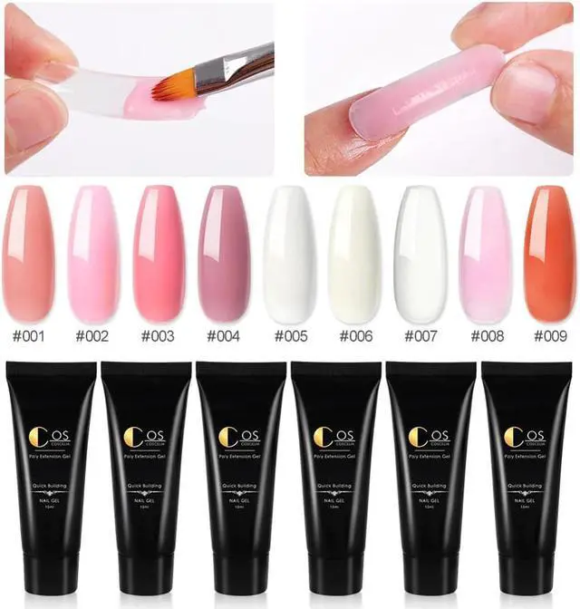 Alt view image 5 of 5 - Poly Gel Kit Nail Set 36w UV LED Lamp Full Manicure Set For Nail Extension Quick Building Gel Hard Jelly Gel Nail Art Tools Kit