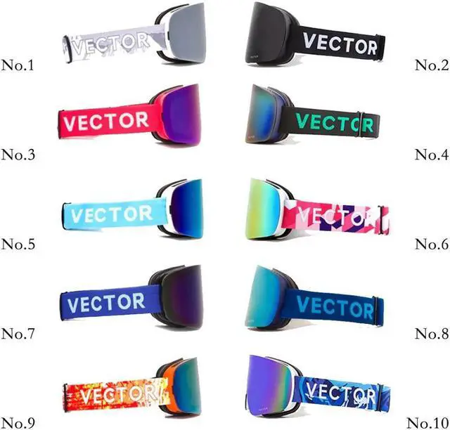 Alt view image 5 of 5 - OTG Ski Snowboard Goggles Women Men Skiing Eyewear Mask UV 400 Snow Protection Over Glasses Adult Double Anti-Fog Cylindrical