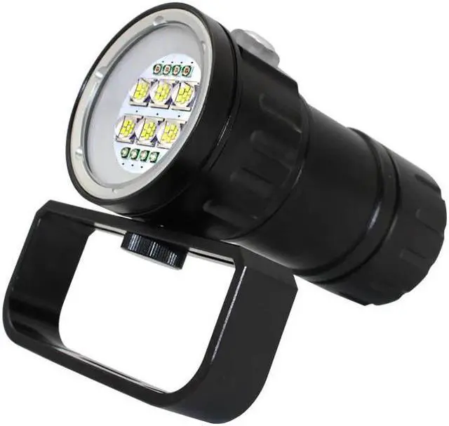Alt view image 3 of 5 - Photography Video Diving Flashlight 6x  XHP70 / 90  light 20000LM underwater 100m waterproof Tactical torch Lamp