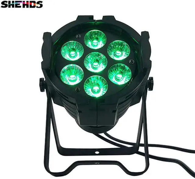 Main image of LED Can Par 7x18W Light Cast aluminum RGBWA+UV 6IN1 dmx512 stage lamp Profession For home entertainment DJ clubs