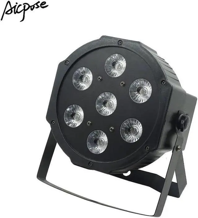 Alt view image 2 of 5 - 6Pcs/lots 7x18w 6 in 1 Par Led Light RGBWA UV Plastic Par Light 7*18W Led Par Staining Light Wall Washer For Stage Wedding Disco