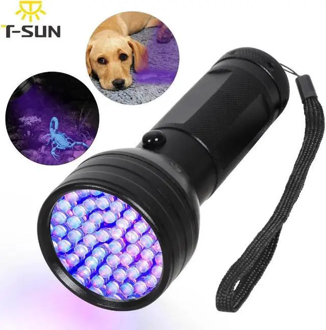 Main image of UV LED Flashlight LED Torch Light Lamp AAA Battery Checker Detection Ultraviolet led uv flashlight torch light Lamp UV