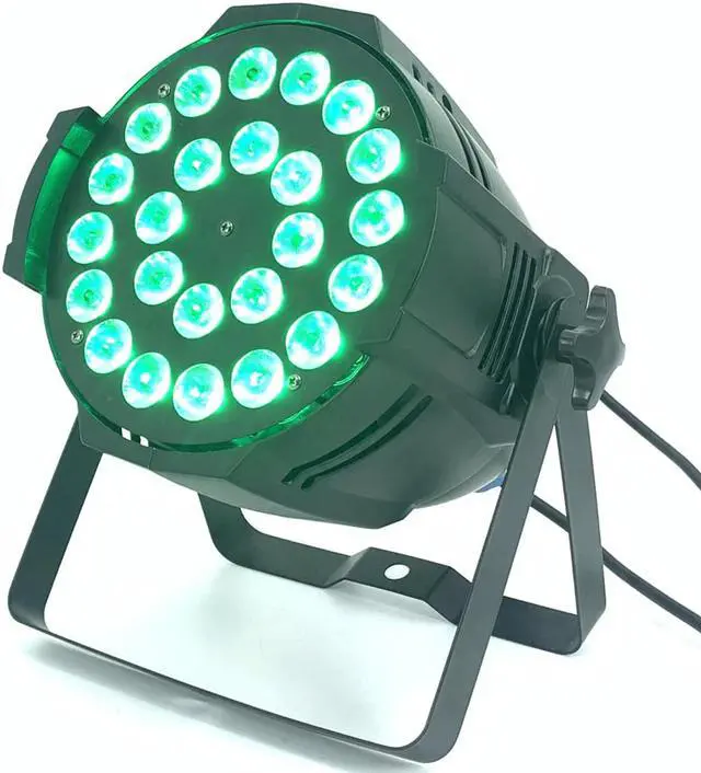 Alt view image 3 of 5 - 4pcs 24x18W led par light with flightcase rgbwa uv 6in1 Stage lighting dj disco stage effects LED wash light RGBW 4in1 par light