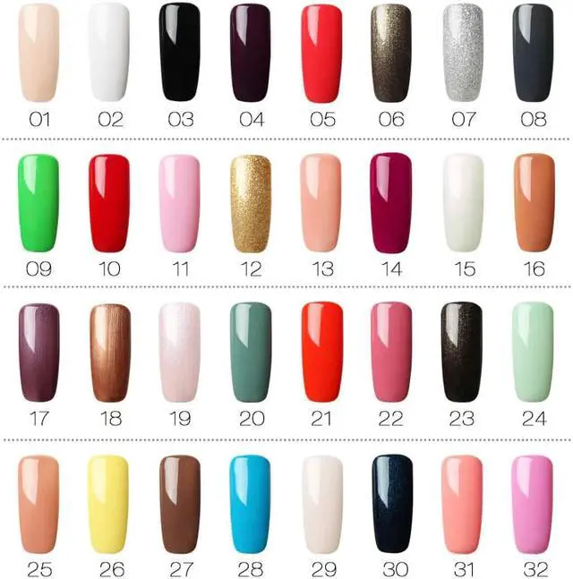 Alt view image 2 of 5 - (12PCS/SET) Gel Nail Polish Set For Nail Extension Kit Nail Art Gel Lacquer UV LED Lamp Design acrylic nail Manicure Set
