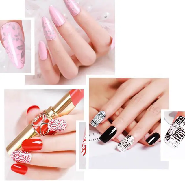 Alt view image 2 of 5 - 99 Nail Stamping Gel Varnish Colorful Nail Art Decorations Plate Printing Polish Nails Lacquer Soak Off UV Lamp Manicure