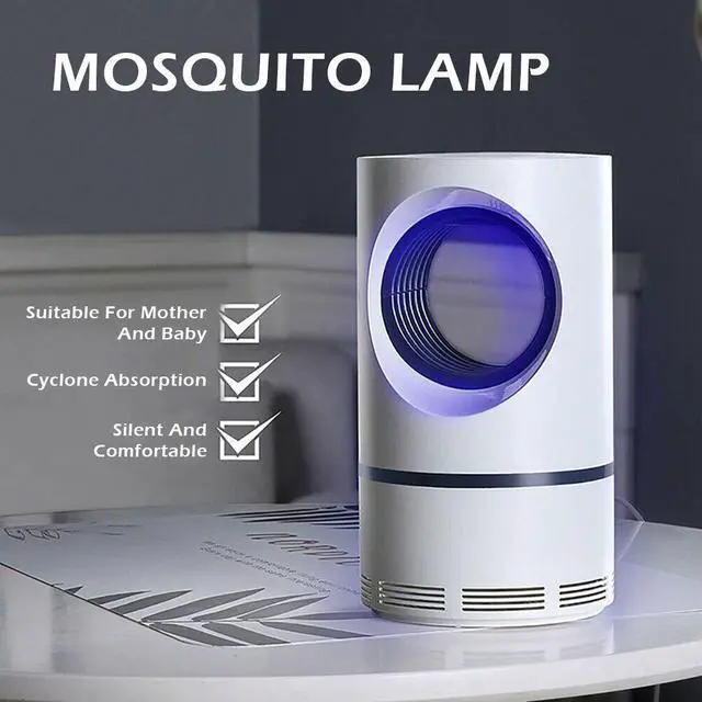Alt view image 2 of 5 - Outdoor Electric USB Mosquito Killer Lamp No Noise Home Insect Killer Anti Mosquito Trap Fly UV Repellent Lamp