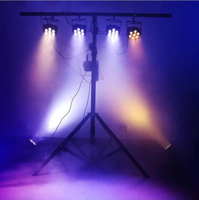 Alt view image 5 of 5 - Par 7x18W RGBWA+UV 6IN1 Lighting Professional For Stage Effec Atmosphere Of Disco DJ Music Party Club Dance Floor