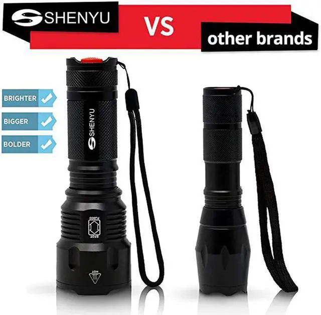 Alt view image 2 of 5 - UV Flashlight 395nm Ultraviolet Scorpion T6 Torch Ultra Violet LED Fluorescent Lamp 26650 Zoomable Waterproof Hiking