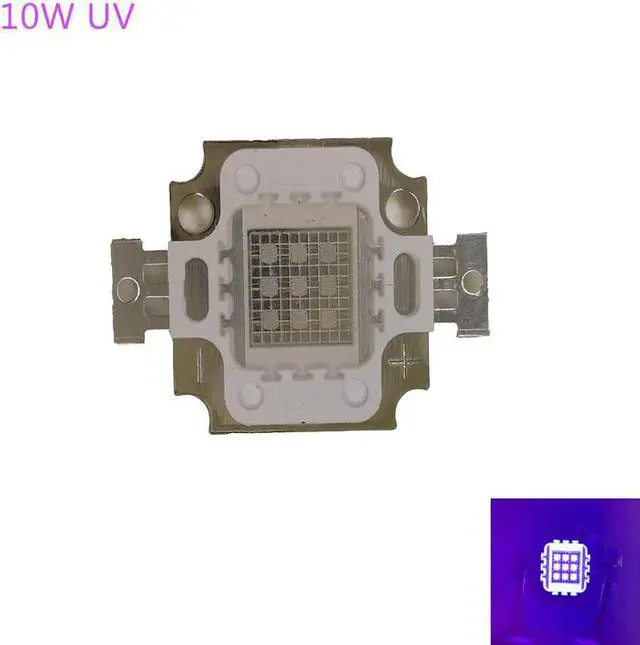 Alt view image 2 of 5 - 3w 10w 20w 30w 50w 100w UV led chip,Ultra Violet High power LED UV Chip 365nm 375nm 385nm 395nm 405nm LED Ultra Violet light