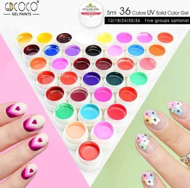 Main image of nail supply nail art manicure pure color nail gel polish canny gel paint soak off led uv gel nails varnish lamp gel color