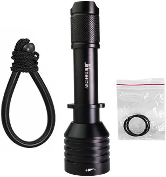 Alt view image 5 of 5 - Diving Flashlight  D12U Diving Video Light Professional Red Blue UV Fill light 1200LM Underwater Light Waterproof Torch