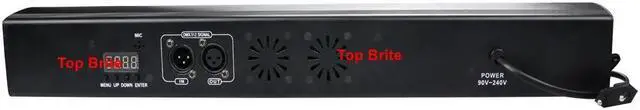 Alt view image 4 of 5 - 24 LEDS 3W LED Wall Washer Lights DMX UV Stage Lights Bar Black Party Club Disco Light For Christmas Indoor Stage Effect Lights