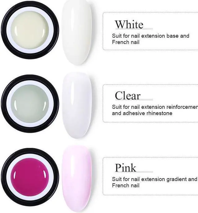 Alt view image 4 of 5 - Nail Set UV LED Lamp Nail Dryer With 8/6/4/3pcs Nail Gel Polish Lot Soak Off Gel Nail Polish Extension Nail Gel