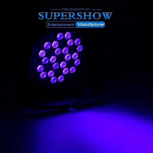 Alt view image 5 of 5 - 2PCS/lot 36 LEDS UV DMX512 Controller Purple Par Lighting Stage Lights RGB Colors Effect for Disco DJ Club Party KTV