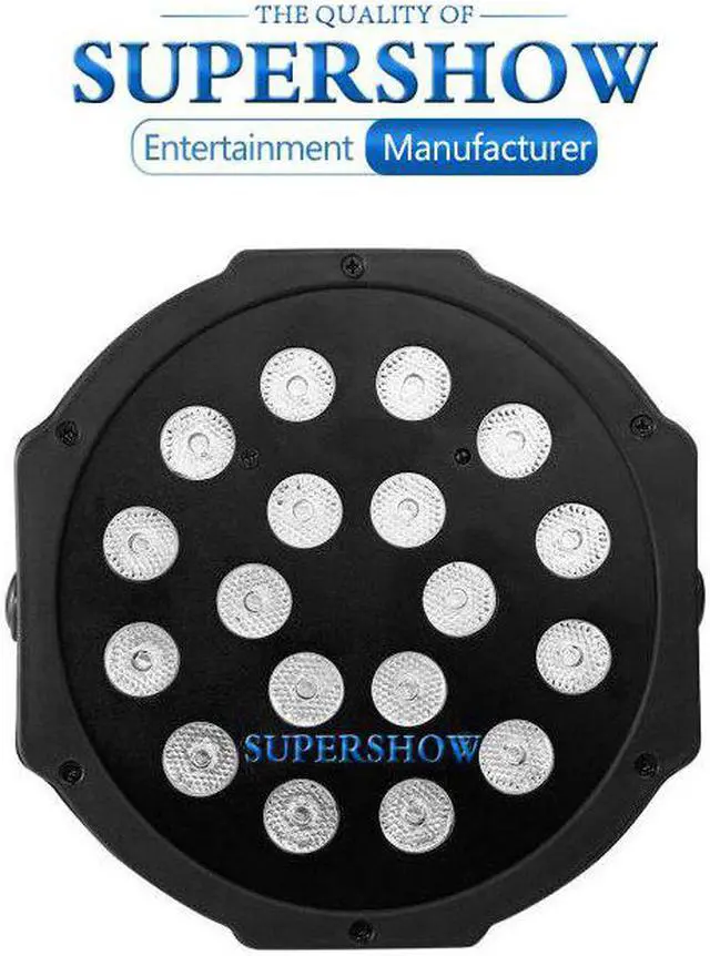 Alt view image 2 of 5 - 18pcs LED Purple Par Stage light dmx 512 Controller Disco UV Lamp For DJ Party Dance floor light dj equipment