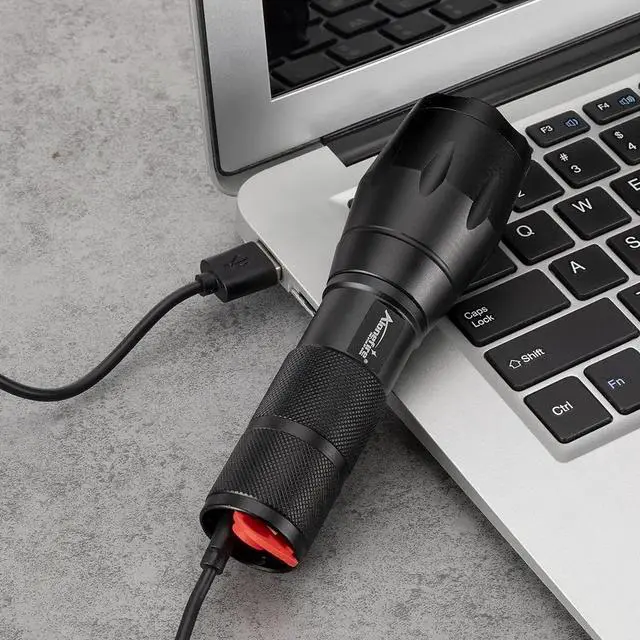 Alt view image 3 of 5 - G700-C UV Flashlight Ultraviolet Zoom USB rechargeable Pet Urine Stains Detector Scorpion Marker Checker for Pet Stain