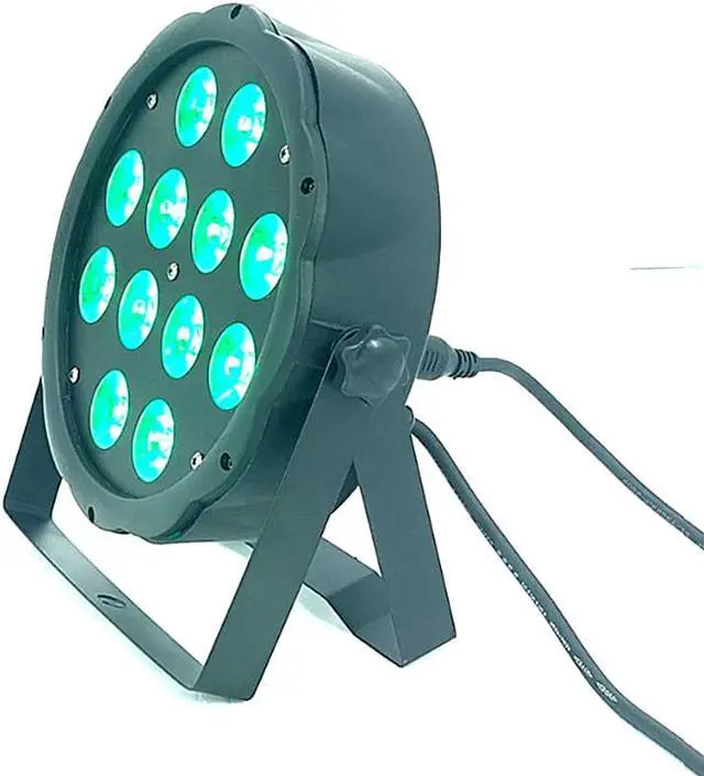 Alt view image 3 of 7 - offer 7x18W LED Par lights RGBWA UV 6in1 flat par led dmx512 disco lights professional stage dj equipment