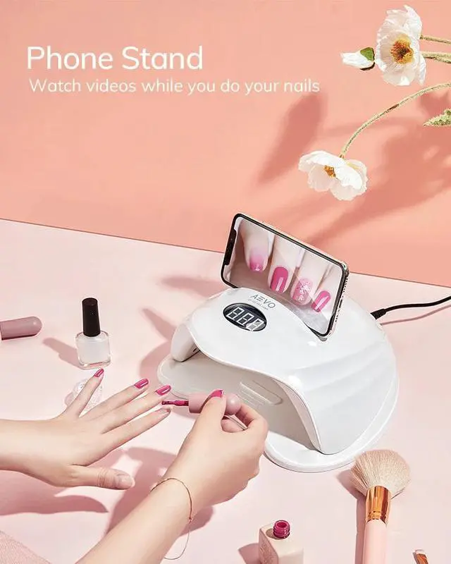 Alt view image 7 of 7 - 48W LED Dual UV Lamp LED Lamp Nail Dryer Lights for Curing Nails Polish Fast Lampara UV LED Nails for Nail Manicure Machine