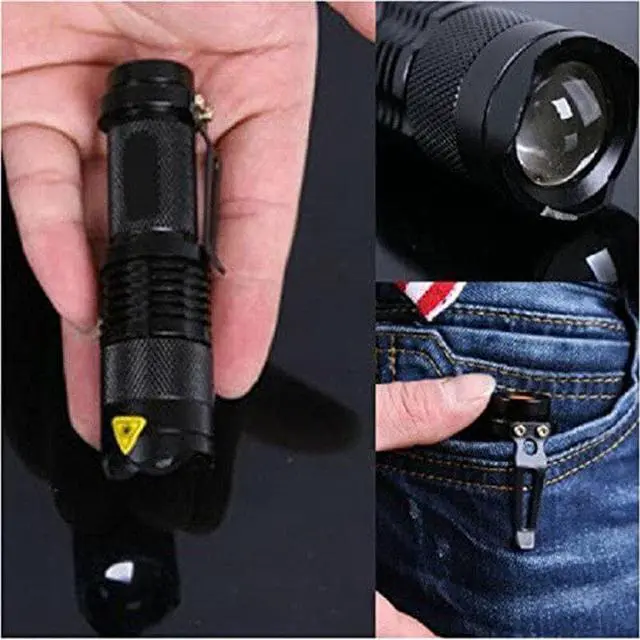 Alt view image 4 of 5 - 300 LM Mini UV Flashlight LED Torch One Mode Blacklight Zoomable UV-Ultraviolet Light LED Torcia Linterna Aluminum Lamp