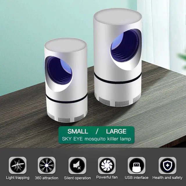 Alt view image 2 of 5 - USB Mosquito lamp Safe Mute No-radiation UV anti-mosquito light Suitable for office dormitory bedroom living room hotel