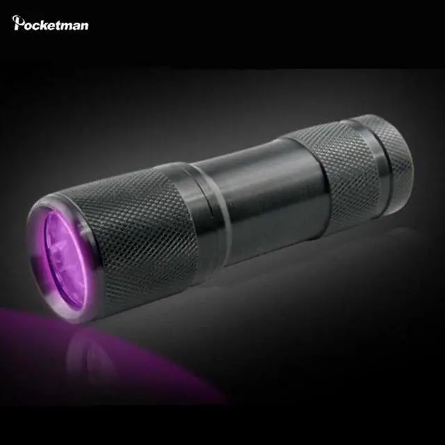 Alt view image 2 of 5 - Flashlight Mini Professional Fluorescent agent detection Torch Blacklight Detector for Pet Urine Stains Scorpion Bed Bug camp