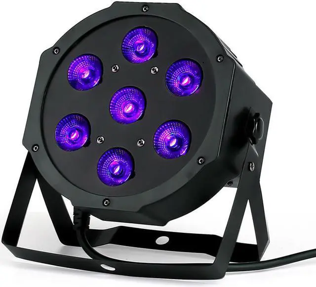 Main image of RGBW 7x18W LED Flat SlimPar RGBWA UV Light 6in1 LED DJ Wash Light Stage dmx light lamp 6/10 channes