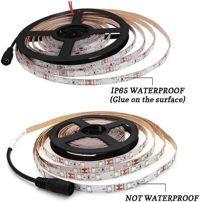 Alt view image 2 of 5 - 5M UV Light Strip Flexible LED Strip Light UV Purple Light Strip LED 3528smd Waterproof IP65/Not-waterproof DC12V With DC head