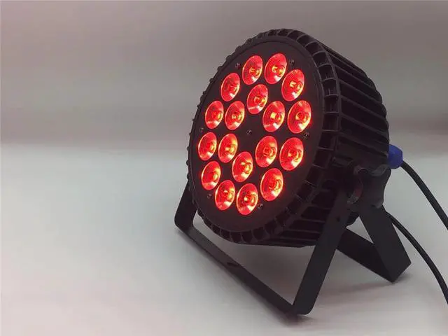 Alt view image 2 of 5 - 18x18W RGBWA UV 4in1 5in1 6in1 led par light wash par led LED Flat Par Can Lighting for Party KTV Disco DJ Lamp