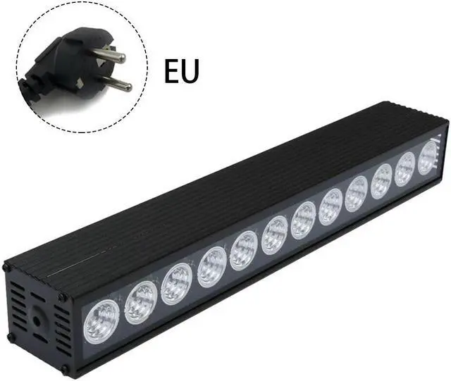 Alt view image 5 of 5 - 12LED Night Lamp Stage UV Strip Light Halloween Body Paint Christmas Party Home Decor Blacklight With Rack Integrated DJ Disco