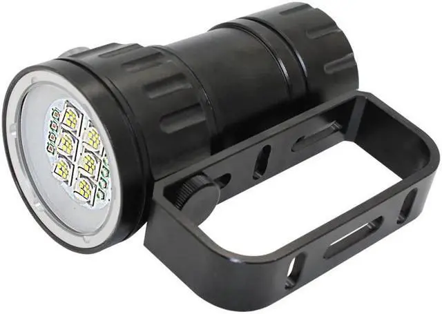 Alt view image 4 of 5 - Photography Video Diving Flashlight 6x  XHP70 / 90  light 20000LM underwater 100m waterproof Tactical torch Lamp