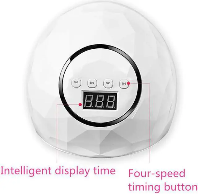 Alt view image 4 of 5 - New 72W/86W UV Lamp Nail Dryer Pro UV LED Gel Nail Lamp Fast Curing Gel Polish Ice Lamp for Nail Manicure Machine