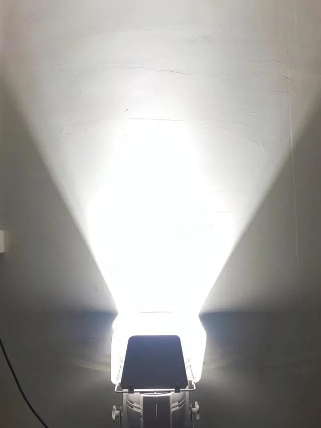 Alt view image 4 of 5 - 200W COB LED par light With Barn Doors RGBWA UV 6in1/RGBW 4in1/RGB 3in1/ Warm White Par64 led wash dj light Stage Dmx controll