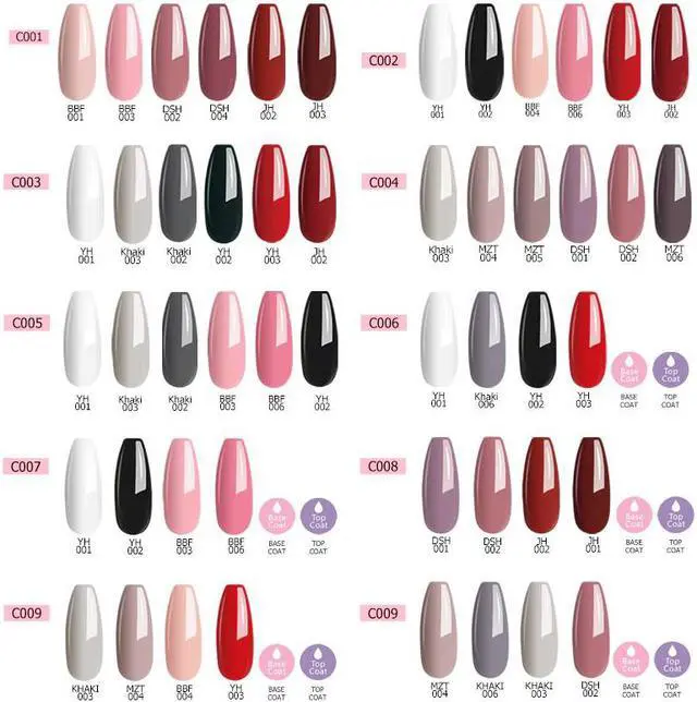 Alt view image 2 of 5 - UV Gel Nail Polish Set Gel Lak Nails Soak Off UV Led Lamp Semi permanent Top Coat Set For Nail Art Varnish Gel Lak Nails