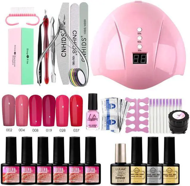 Main image of Art Set 36W UV LED LAMP for Manicure Gel polish Set Kit Gel Varnish Manicure Sets Art Tools