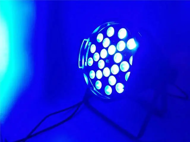 Alt view image 3 of 7 - alloy 18x18W RGBWA UV 4in1 5in1 6in1 LED Par DMX512 For Discos Music Stage Effect Disco Lamp Stage Light