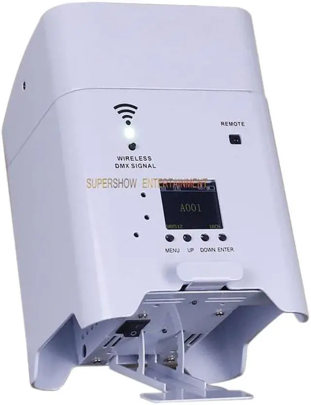 Alt view image 3 of 5 - Battery Uplight Wireless DMX IR Remote Phone APP Wifi Control 6X18W RGBWA+UV 6in1 with Charging Flight Case