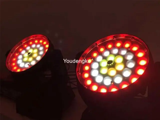 Alt view image 2 of 5 - 8pcs 6in1 led moving head light dmx zoom 10-60degree stage dj effect 36x18w 6in1 rgbwa uv led zoom moving head wash dmx lighting