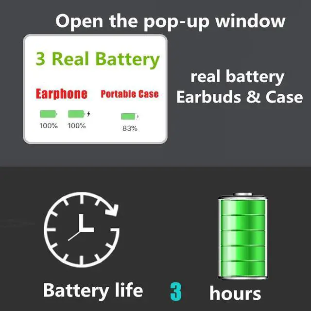 Alt view image 5 of 5 - 2020 Newest Wireless Earphone 1:1 Gaming headset 3 True Wireless Earbuds for dropshipping