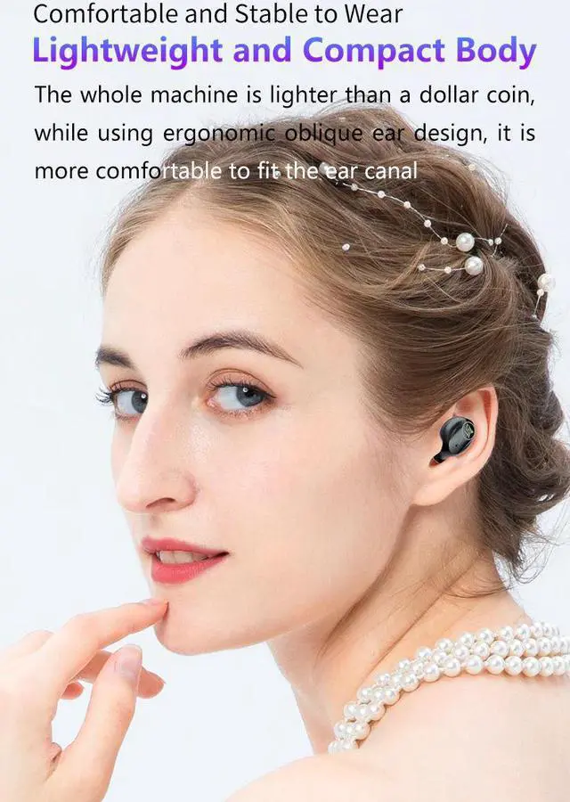 Alt view image 2 of 5 - TWS Wireless Earbuds Bluetooth Headphone Sports Earphones Gaming Headset Portable Led Display With Power Bank Fone De Ouvido