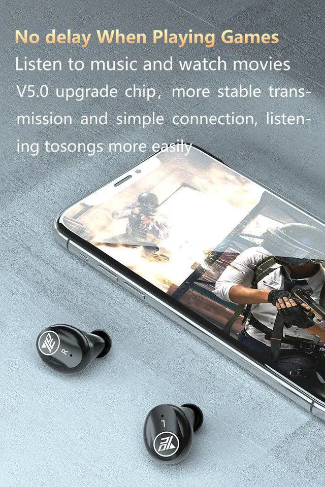 Alt view image 3 of 5 - TWS Wireless Earbuds Bluetooth Headphone Sports Earphones Gaming Headset Portable Led Display With Power Bank Fone De Ouvido