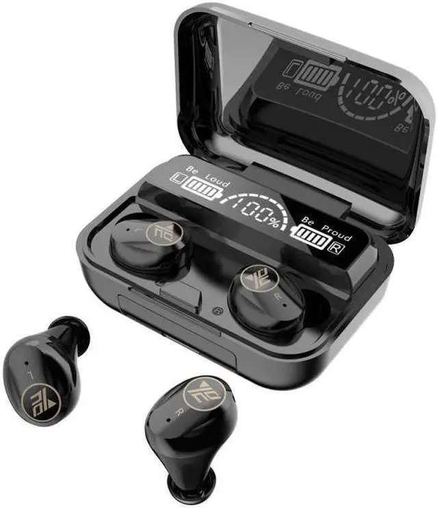 Alt view image 4 of 5 - TWS Wireless Earbuds Bluetooth Headphone Sports Earphones Gaming Headset Portable Led Display With 2000mAh Charging Case