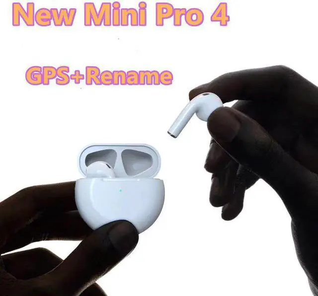 Alt view image 3 of 5 - New Mini Pro 4 Wireless Bluetooth Earphone TWS In-ear Mini Earbuds Sports Gaming Headset For iPhone   PK i90000 Pro