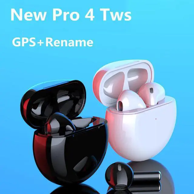 Alt view image 2 of 5 - New Mini Pro 4 Wireless Bluetooth Earphone TWS In-ear Mini Earbuds Sports Gaming Headset For iPhone   PK i90000 Pro