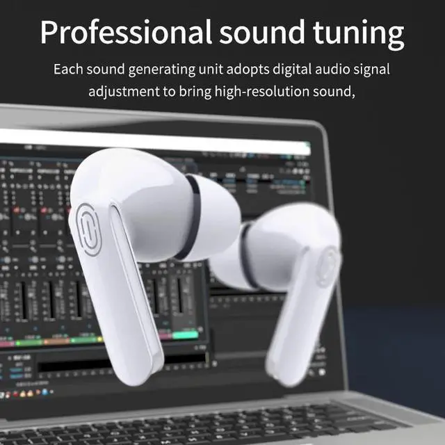 Alt view image 5 of 5 - Wireless Headphones TWS Bluetooth Earphones Sports Gaming Earbuds Stereo Sound Music Headset For iPhone