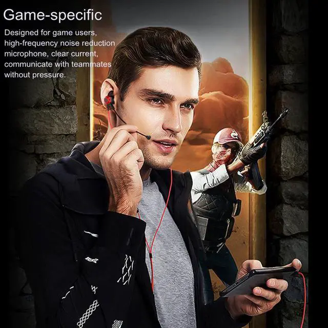 Alt view image 2 of 5 - G100X Gaming Earphone Headphones With Mic Stereo PUBG Headset Gamer auriculares fone de ouvido for Phone PS4 Switch