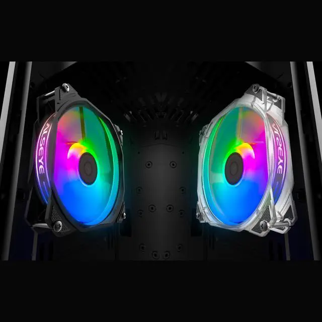 Alt view image 4 of 5 - MAX Series 120mm LED Computer Case Cooling Fan 2510-3pin & Molex 4pin Connector